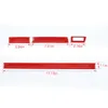 Red Center Console Decoration Strip ABS Akcesoria wewnętrzne do Dodge RAM 18-20 4 sztuk