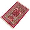 Tappeti di preghiera musulmana ricamo filo d'oro tappeti portatili stampati adorazione coperta nappe coperte retrò preghiere tappetino moschea tappeto orison kowtow stuoie wmq900