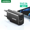 Ugreen Ładowarka USB 5v2.1A Mini ściana Phone Adapter EU dla I 8 11 x Słuchawki mobilne