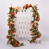 22m FLOR ARTIFICIAL VINE FALSA FLOR IVY ROSE FALK PARA DECORAÇÃO DE CASAMENTO VINAS ARTIFICIAIS DE HOME DOM