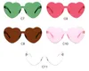 Summer Femme Candycolore Heart Sunglasses Verre de vélo de vélo de conduite Eyeglasse de cyclistes Femmes et homme Nice Beach Ggggles Hear1785628