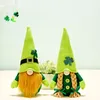 Party Supplies St. Patrick's Day Green Gnome Plush Doll Faceless Clover Gnomes Dolls Irish Day home Decor Saint Patricks Gifts For Kids