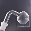 Pipe de brûleur d'huile en verre bubble de grande taille avec bol de joint femelle mâle de 10 mm 18 mm OD d'environ 40 mm de tuyaux de tabac Bubbler pour le crochettes Bong Catcher