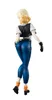 Sexig Android 18# lazuli Actionfigur PVC-leksaker Super Saiyan Figursamling Doll Julklapp 20CM X0503