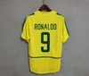 BRASIL RETRO SOCKER JIENS RONALDO 1957 85 88 91 94 98 00 02 04 06 Ronaldinho Kaka R. Carlos Camisa de Futebol Brazils voetbalshirt Rivaldo Rivaldo Rivaldo Rivaldo Rivaldo Rivaldo Rivaldo Classic Vintage Jersey