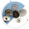 2pcs Fastener Metal Pants Buttons For Clothing Jeans Perfect Fit Adjust Self Increase Reduce Waist Free Sewing