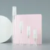 2021新しい3ml 5ml 10ml透明ガラススプレーボトル詰め替え香水瓶サンプルバイアル化粧品ギフト容器