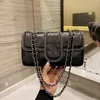 designer Ladies Leather Fashion Bag Flip Cover Large Capacity Chain Outdoor Luxury Handbag Diagonal Wallet