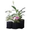 Non Woven Grow Pouch Root Container Krukor Utomhus Trädgårdsarbete Planting Odling Väskor OOA1561
