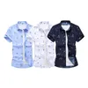 Sommarstil skjorta män korea modekläder män kort ärm designer knapp ner avslappnad skjorta camisa maskulina 5xl 6xl 7xl 210412