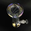 Glas bong shisha hukas rauchen wasserpfeife 11.42 zoll bunte plattieren spiralfilter becher