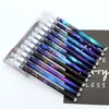 Gelpennor 12 st/parti 0,5 mm konstellation Erasable Set Blue Black Ink Starry Pen for Student School Stationery Supplies Girl Gift