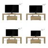US Stock Home Furniture TV Stand with LED RGB Lights,Flat Screen Cabinet, Gaming Consoles - in Lounge Room, Living Room,WOOD a21301F
