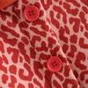 T-shirt à manches courtes pour femmes, imprimé léopard, mode d'été, hauts décontractés, col rabattu, streetwear, 210515
