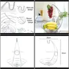 Huishouden Organisatie Home Gardenin 1 Bananenhanger Fruitkom Iron Holder Storingsmand Stand Hook Kitchen Hanw88 Manden Drop Deliv