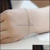 Link Bracelets Jewelrylink Chain Fashion Cute Little Kitty Bracelet For Women Handmade Lovely Cat Girl Birthday Gift Drop Delivery 2021 We