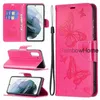 Plånbok Telefonväskor för iPhone 12 Mini 11 Pro X XR XS Max 8 Plus LG K42 K61 K51 Stylo 5 K50 / Q60 Solid Färg PU Läder Flip Stand Cover Case