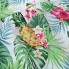 Nyfödda tjejer pojkar kläder sommar mode barn rompers grön ananas tropisk regnskog blomma print fly ärm ha yi barnens jumpsuits barnkläder