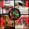 Lucky Fortune Feng Shui Gourd تمثال الحلي راتنجات النحت الحرف اليدوية للديكور المنزل هدايا الزفاف Housewarming 210811