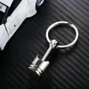 Sleutelhangers Metalen Piston Sleutelhanger Motor Keyfob Deel Pendant Alloy 1 PC