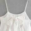 Kvinnor sommar elegant vit klänning spaghetti rem av axel elastisk byst kvinnlig mode klänningar vestidos 210513