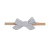 Baby Headbands Meninas Bow Hairbands Crianças Crianças Acessórios de Cabelo Acessórios Headwear Infantil Macio Nylon Algodão Elástico Bowknot Headba