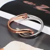 Manilai Alloy Bangles Armband Kvinnor Charm Smooth Geometry Linjära Statement Cuff Bangles Fashion Smycken Gold Mix Silver Color Q0719