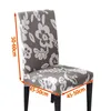 La chaise couvre l'impression moderne de Spandex pour des chaises de salle à manger SA47080