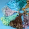 Wholesale BJD Wig Accessories For Dolls 20 Piece 20*100cm Hair For 1/3 1/4 1/6 High-Temperature Wire Curly Kid's Gift Toy