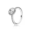 Prawdziwy 925 Srebrny CZ Diamentowy pierścionek Weddna biżuteria zaręczynowa dla kobiet dziewczęta 4 M32624766