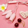 Adult product sex toys Female silicone double vibrating egg tongue licker wear toy masturbation massager