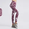 Camuflagem gravata tingida roupas de yoga leggings mulheres cintura alta hip levantamento roupas de ginástica bolso duplo calças de fitness usar nove pontos calças justas