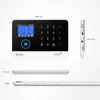 Tuya TFT Farbe Display Home Security System Wifi GSM Alarm Intercom Fernbedienung Autodial 433MHz Sensor Mit IP Carema