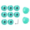 -Roller Skate Wheels With Bearings And Toe Stoppers,for Double Row Skating,Quad Skates Skateboard,32X58mm 82A Skateboarding