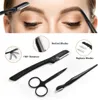 Vente en gros 7 en 1 Kit de coupe de sourcils Face Razors Shavers Exfoliant Dermaplaning Tool Razor Ciseaux Brosse Twezers