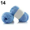 1pc 50g / pc vinter diy mjuk mjölk bomull garn baby ull garn för stickning hand stickad filt tröja scarf docka virka garn y211129