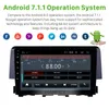 Honda Civic 2016 9 "のための車DVDラジオプレーヤー" Android HDタッチスクリーンGPS NaviサポートCarplay DVR OBDバックカメラBluetooth