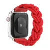 Flätat Elastic Apple Watch Band Smart Straps Wristband för Iwatch 1/2/3/4/5/6 SE 38mm 40mm 42mm 44mm 14 färger