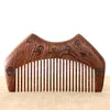 Sandalwood Comb Custom Twój logo Broda Dostosowane Grawerowane Grawerowane Drewniane Narzędzia Do Włosów FHL415-WY1595