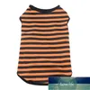 Summer Classic Striped Vest For Small Medium Dogs Pet Shirt Corgi Poodle Puppy Sleeveless Clothes Thin Costume Pet Clothing Factory price expert design Quality