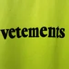 Nuovo arrivato Vetements T Shirt Donna Uomo 1: 1 T-shirt di alta qualità Casual Ricamo Vetements Top Tees X0628