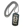 Silver ICP Juggalette/Juggalo Pendant Family Lover Hatchetman Army Dog Tag Charm Stainless Steel Necklace Rolo Chain 3mm 24''