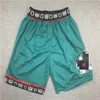 Мужские баскетбольные шорты Ed Just Don Grizzlies12 Ja Morant Mike Bibby Mitchell Ness 2021/22 Edition City Sweatpants Green Black 330Y