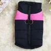 Dog Apparel Autumn Winter Dogs Warm Waistcoat Pets Vests Coats with Leashes Rings Pet Drop Ship WH0005