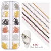 Mode Nail Decals Stickers Kleurrijke Kettingen DIY Nails Art Decorations Groothandel Manicure Tools voor Salon