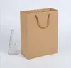 Brown Kraft Paper Shopping Merchandise Party Gift Bags with Rope Handles 16 Sizes Wholesale