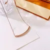 Classic Designer Titanium Steel Chain Choker Necklaces For Women Good Quality Ladies 18K gold Plated style Pendent Nec213T1376076