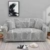 Geometryczna sofa Pokrywy do salonu Stretch Sofa Protector Anti-Dust Elastyczne L-Shape Corner Lean Cover Loveseat Krzesło 1 pc 211102