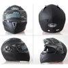 Casco Rcycle Full Face Face Casmet Motorbike Doppio Flip Up Con Caschi Inner Sun Visor Helmets Jiekai 105