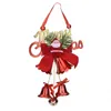 Christmas Bell Christmas Tree Pendant Santa Claus For New Year Gift Wind Chime Home Decoration w-00883